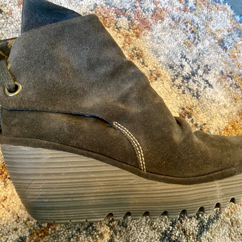 Fly London suede booties!